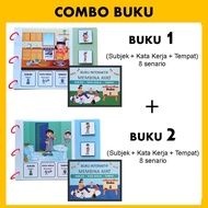Buku Bahasa Melayu Bina Ayat Busy Book Speech Delay Speech Therapy Autism Alat Bahan Bantu Mengajar