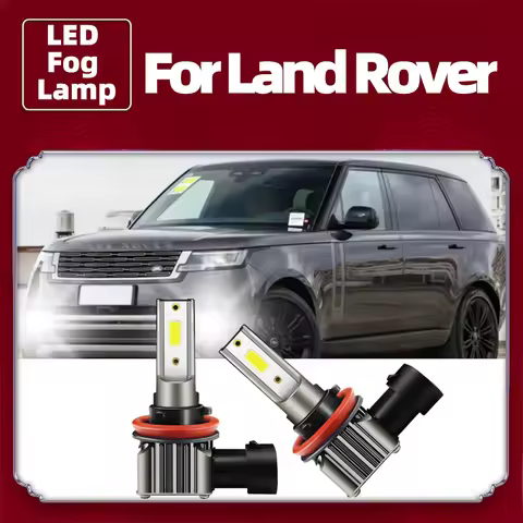2x Car LED Front Fog Light Bulb 15000LM Lamps H8 H11 For Land Rover Discovery 3 LR3 4 LR4 Freelander