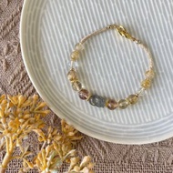 拉長石貔貅招財編織手鍊