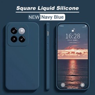 เคส Xiaomi 14T MI 14T Pro ที่ครอบสำหรับ Xiaomi แบบนิ่มที่เป็นซิลิโคนเหลวของแท้ Xiaomi Mi 14T Pro Mi1