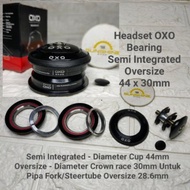 OXO HS7D Bearing Headset Fork Oversize 28.6 Kom Bowl Tube Bottom Frame 44x30mm Top 44x28.6mm Top Cov