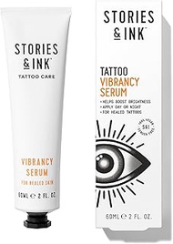 Stories & Ink Tattoo Aftercare | VIBRANCY SERUM - Overnight Treatment for Faded Tattoos to Brighten 