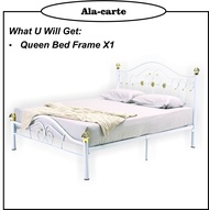 KD 223 Metal Queen Bed / Lantai Jaring/ Metal Bed Frame/Bingkai Besi/Katil Queen/Katil Double/Katil Kawin/Katil Pengantin
