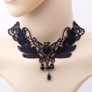 Halloween Headband Halloween Headwear European American Fashion Necklace Female Lace Necklace Short 
