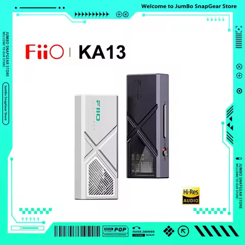 FiiO KA13 USB DAC AMP Mini Desktop Mode Headphone Amplifier CS43131 SGM8262 Hi-Res Audio 3.5mm 4.4mm