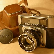FED-ATLAS FED-11 RF 35mm film camera wth Industar-61 Tessar type lens CASE AS-IS