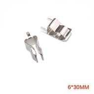 【On Sale】 10PCS/Lot 5*20 MM 6*30 MM Glass Fuse Holder Quick Blow Durable Fuse With Wire Screw Cap Ca