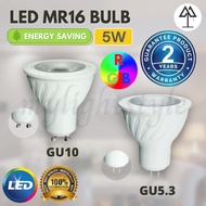 GU10 GU5.3 RGB 5W LED EYEBALL BULB WITH REMOTE CONTROL CEILING LIGHT EYE BALL BULB LAMPU MENTOL WARN