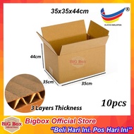 10pcs Packing Box Packaging Box Carton Box Paper Boxes Kotak - 35*35*44cm