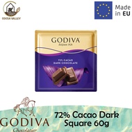 Godiva Signature 72% Cacao Dark Chocolate Square 60g (Made in EU)