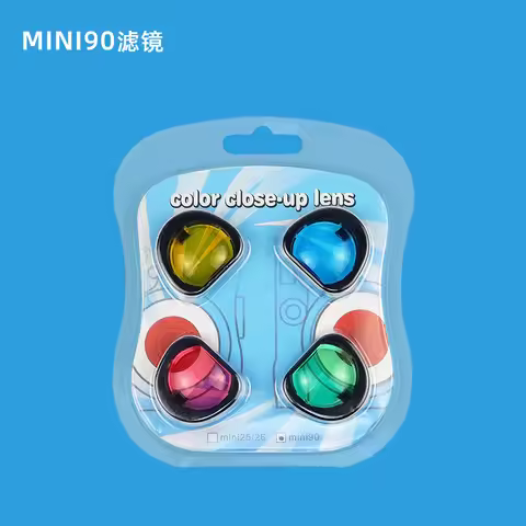 Suitable for Mini 90 Camera Colorful Camcorder Close-up Colored Lens Filter Set for Fujifilm instax 