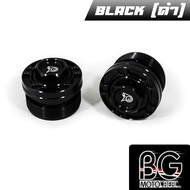 น๊อตหัวโช๊คแต่ง CNC ทูโทน YAMAHA M-SLAZ / MT-15 / XSR-155 / R-15 V3-4 PIRANHA (ปิรันย่า)