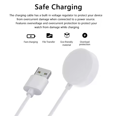 USB Wireless Charger Dock Cord for S7 Pro S8 Pro/DT3 HW22 plus DT100 pro Smartwatch Wireless Chargin