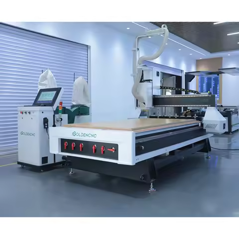 1325 4-axis CNC rotating axis 360-degree side rotation axis Atc wood cylindrical workpiece 3D model 