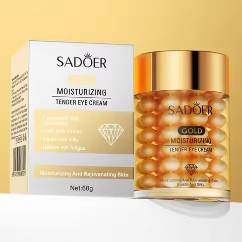 SADOER 24K Golden Eye Cream Anti Dark Circles Wrinkles Moisturizing Hydrating Anti-aging Creams Eyes