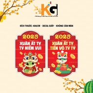 45 year-themed CNY stickers - paper decal - size 4x6cm - printing Printing Printing Printing Printin