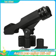 In stock-Boat Kayak Fishing Rod Holder Plastic Fishing Rod Bracket Adjustable Detachable Boat Mount Fishing Rest