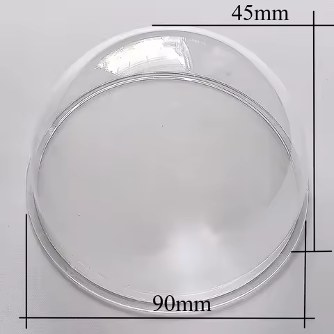 3.5 Inch hardening Acrylic Dome Indoor / Outdoor CCTV Replacement Clear Camera Dome Housing Cover Fo