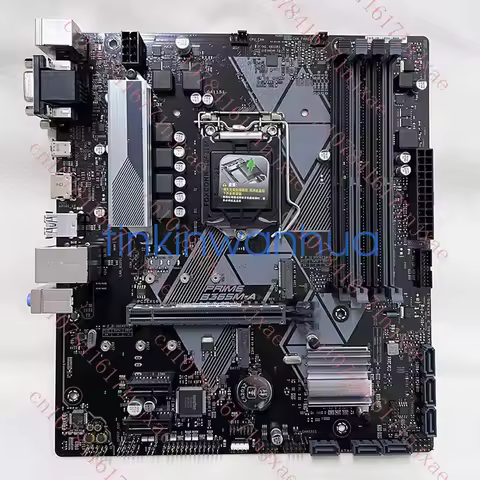 used For ASUS Prime B365M-A Motherboard LGA 1151 DDR4 VGA+DVI+HDMI Micro ATX.