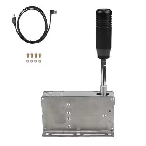 N61R-PC USB Racing Games Sequential Shifter H Gear Shift SIM For Logitech G25 G27 G29 G920 G923 Thru