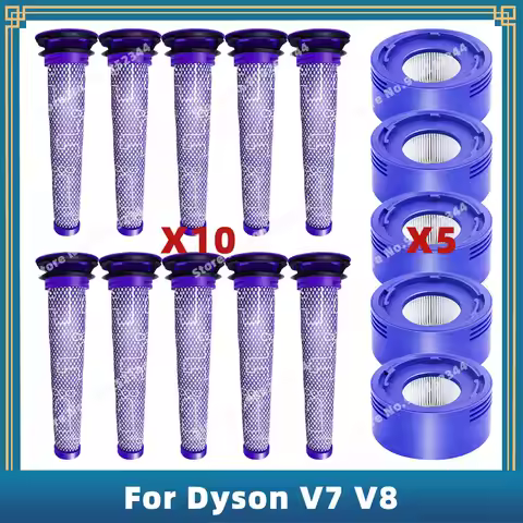 Compatible For Dyson V7 V8 Cordless Vacuum Cleaner Replacement Spare Parts Accessories Pre Filter Po