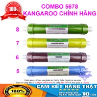 Trọn bộ Combo 8 lõi lọc nước Kangaroo chính hãng 1234568 - Lõi RO Nano Ceramic Alkaline Water Maifan