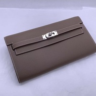 Hermes 愛馬仕 Kelly to go 大象灰 epsom 皮銀扣 z 刻