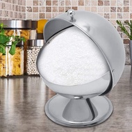 Stainless Steel Spice Condiment Seasoning Jar Box with Swivel Cover Salt Sugar Container for Kitchen