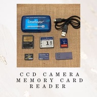 【CCD相機中古記憶卡讀卡器】可讀Smart Media、XD、Memory Stick、Compact Flash、SD Card