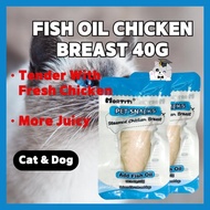 MORTITI Chicken Breast For Cat Chicken Breast Dog Chicken Breast Cat Juicy Dada Ayam Kucing 40g Dada