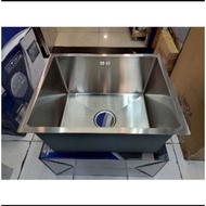 Bisa E-Faktur Kitchen Sink Undermount Volk 5040 Ukuran 50X40 Stainless