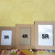 Photo frame made from 4R size cardboard