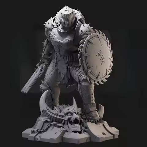 80mm 1/24 Resin Model Assembly Kit Gk, Unpainted Model