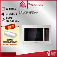 Firenzzi FBW-3100 31L 1350W Microwave Convection Grill Multi Function Stainless Steel Built in Micro