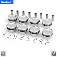 N63B44 Engine Pistons &amp; Rings Set CR 11:1適用于BMW 550i 750i