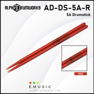 Alpha Drumworks 5A Red Drumstick | Emusic