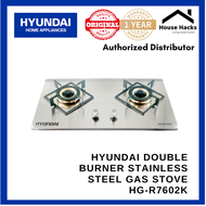 HYUNDAI Double Burner Stainless Steel Gas Stove HG-R7602K (House Hacks)