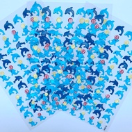 Dolphin Reward Stickers Removable Wall Stickers Children Stickers Kindergarten Baby Reward Stickers 