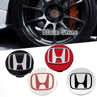 4pcs 69mm 58mm Tire Wheel Cover Decoration For Honda Mugen Civic CRV Accord Fit RS150 Car Rim Wheel Center Hub Caps Badge Wheel Logo Hub Cap Emblem