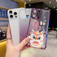 Cartoon Lion Awakening New Year Case for Redmi 15C A5 A3 A1 14C 13C 12C 9A 9C 10C Poco M8 C85 C71 F7