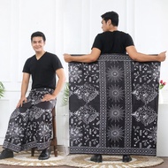 Sarung Batik Pekalongan Pria dan wanita dewasa Motif estetik wayang nu Kang Santri Sholat Pria katun