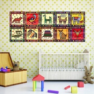 Creative Bathroom2017Tile Sticker Balcony Crystal Film Tile Sticker Cartoon Waterproof Sticker Totem