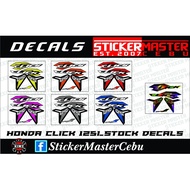 Honda Click 125i_stock decals