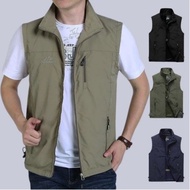 Flash Sale Men's Sleeveless Vest Waterproof Comfortable Breathable There Is A Bag M-5XL