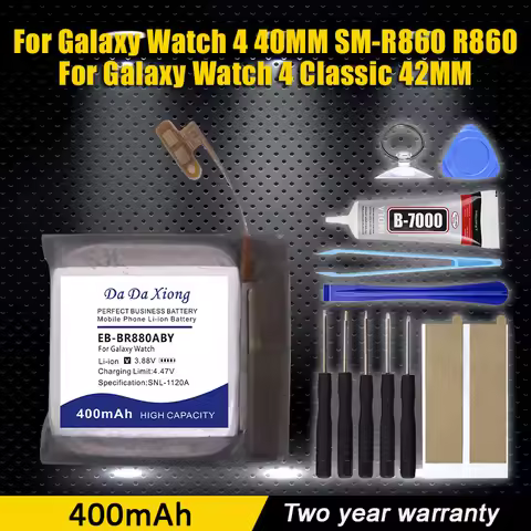 EB-BR880ABY 400mAh For Samsung Galaxy Watch 4 40MM SM-R860 R860 ,For Galaxy Watch 4 Classic 42MM R88