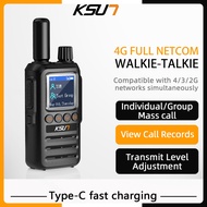 KSUN Walkie Talkie ct8 4g pocglobal intercom Long Range with 1 Year SIM Card
