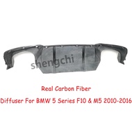 F10 M5 Carbon Fiber Rear Diffuser For BMW 5 Series F10 520i 523i 528i 530i 535i M5 Rear Bumper Diffu