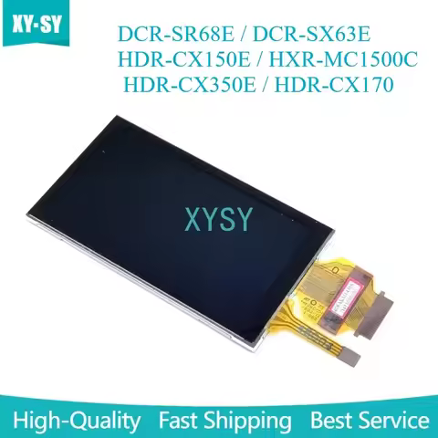 New for Sony DCR-SR68E / DCR-SX63E / HDR-CX150E / HXR-MC1500C / HDR-CX350E / HDR-CX170 LCD Display S