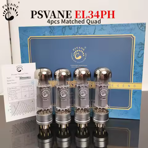 PSVANE EL34PH Vacuum Tube upgrade EL34C EL34B 6P3P 6CA7 6V6 KT66 UKEL34 HIFI Audio Valve Tube Amplif