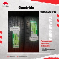 Goodride 205/45R17 Tayar Baru (Installation) 205 45 17 New Tyre Tire TayarGuru Pasang Kereta Wheel Rim Car